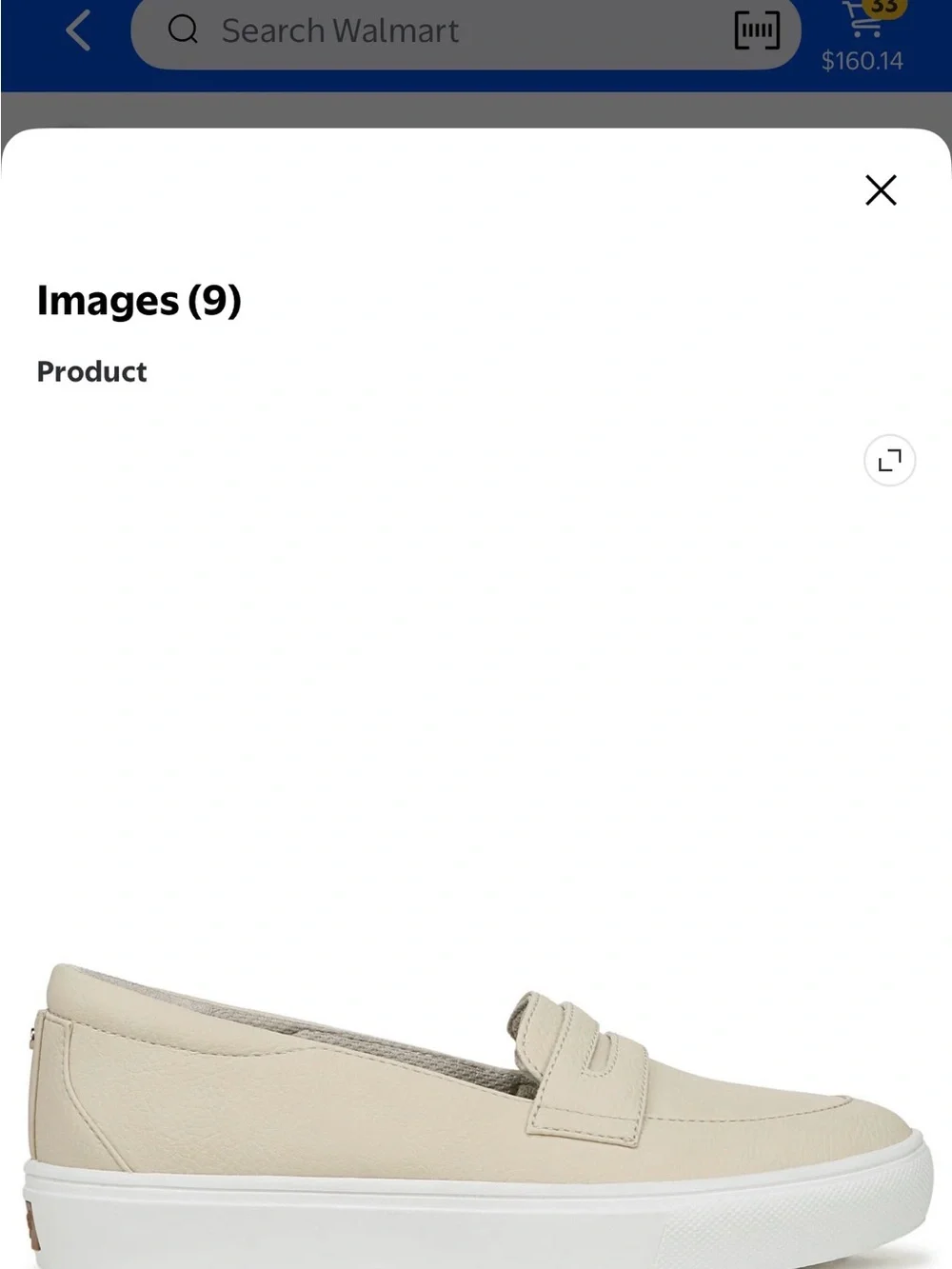 Dr. Scholl's Cream Slip-On Penny Loafer Sneaker